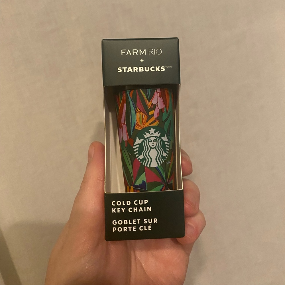 Starbucks Farm Rio Cold Cup Key Chain